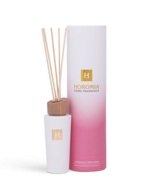 Bâtonnets parfumés Horomia « Sandalo e Pepe Rosa »